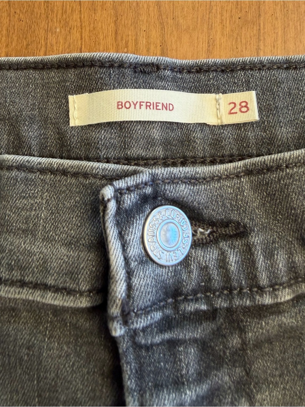 Levi's Light Black Wash Jeans | 28 - Picture 4 of 5